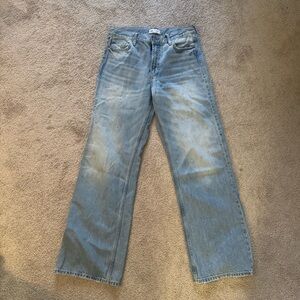 ZARA light wash denim